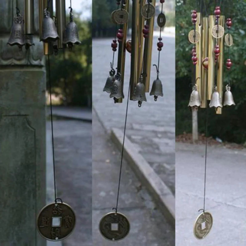 Metal Aluminum Wind Chimes Garden Wall Hanging Decor - Handmade Bell Sounding Ornament