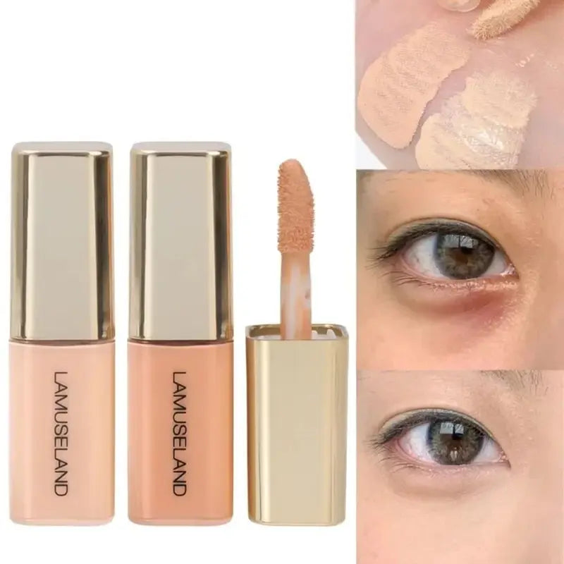 Moisturizing Liquid Concealer for Dark Circles & Flawless Skin - Full Coverage, Oil Control, 3.5g