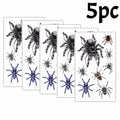 Halloween Spider Temporary Tattoo Stickers Waterproof Fake Scary Body Face Arm Makeup 8 Patterns