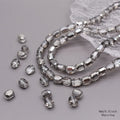 Faceted Glass Beads - Barrel Shape Cylinder Tube Spacer for Jewelry Making - 8mm, 30Pcs