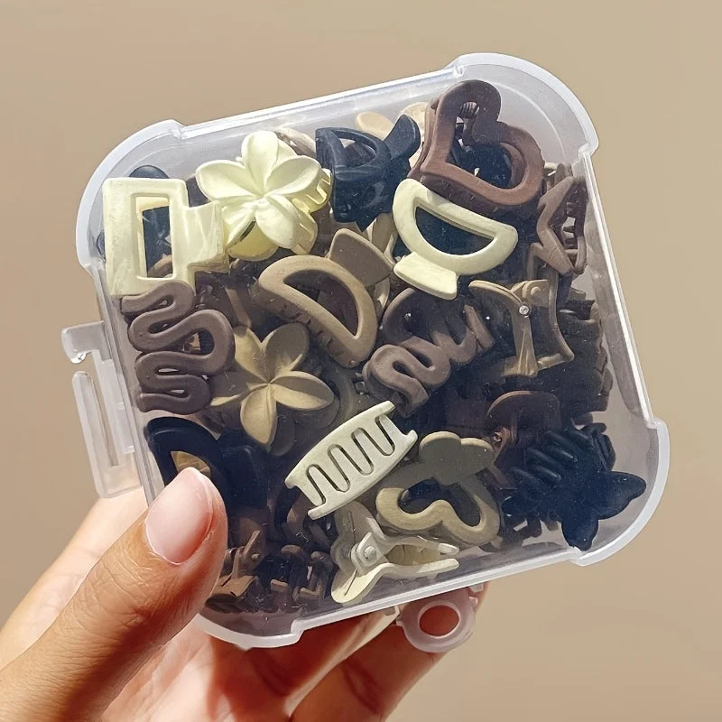 Set of 5/10/20/30 Small Hair Clips for Girls - Multi-Color, 2.5cm