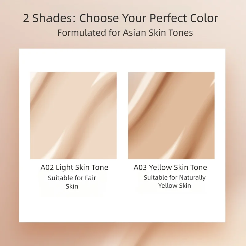 Liquid Foundation 40g - Buildable, Lightweight Makeup in Multiple Colors