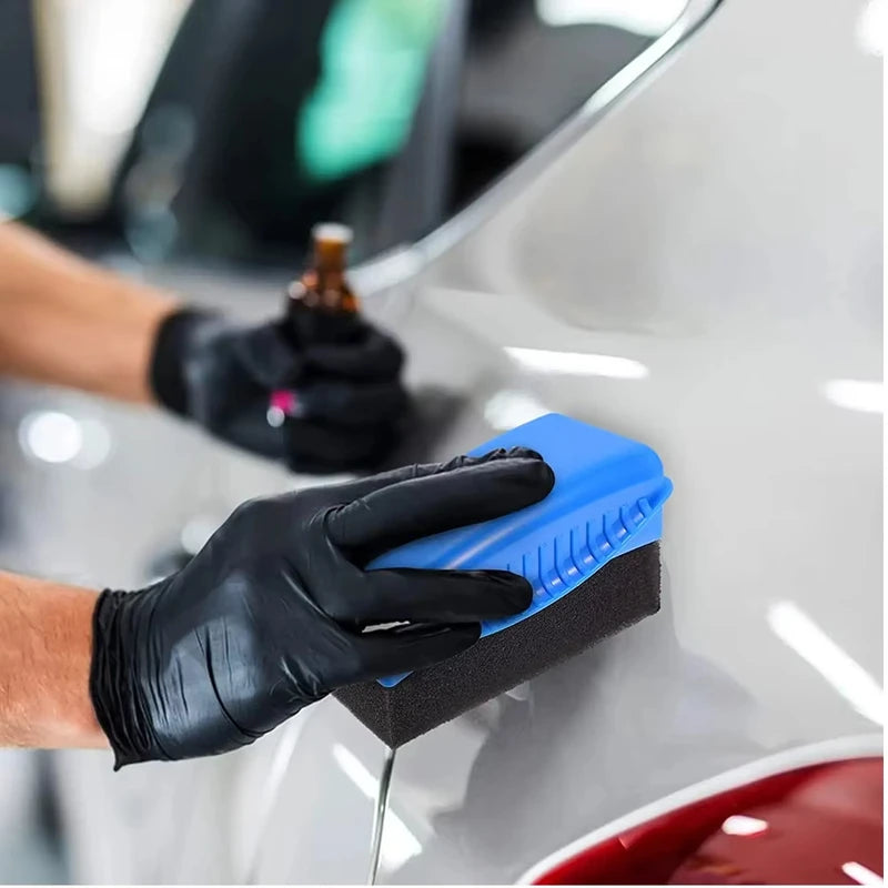 Car Wheel Sponge Brush with or without Lid - Tire Cleaning & Polishing Tool