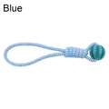 Pet Dog Toy Bite-Resistant Cotton Rope Treat Ball for Teeth Cleaning & Training