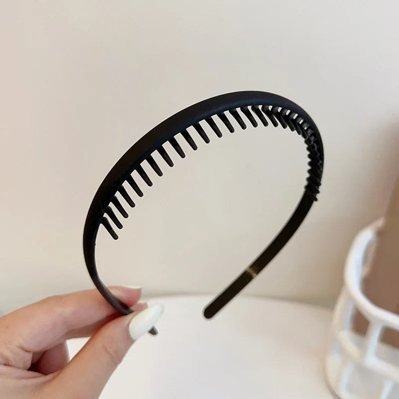 Multicolor Wave Toothed Frosted Hairbands for Women & Girls - Party Hair Accessories