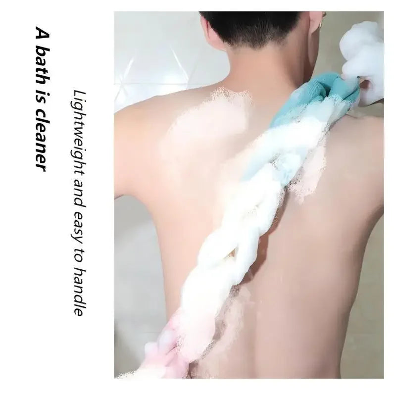 Soft Shower Mesh Foam Body Scrubber Exfoliating Back Brush Bath Sponge