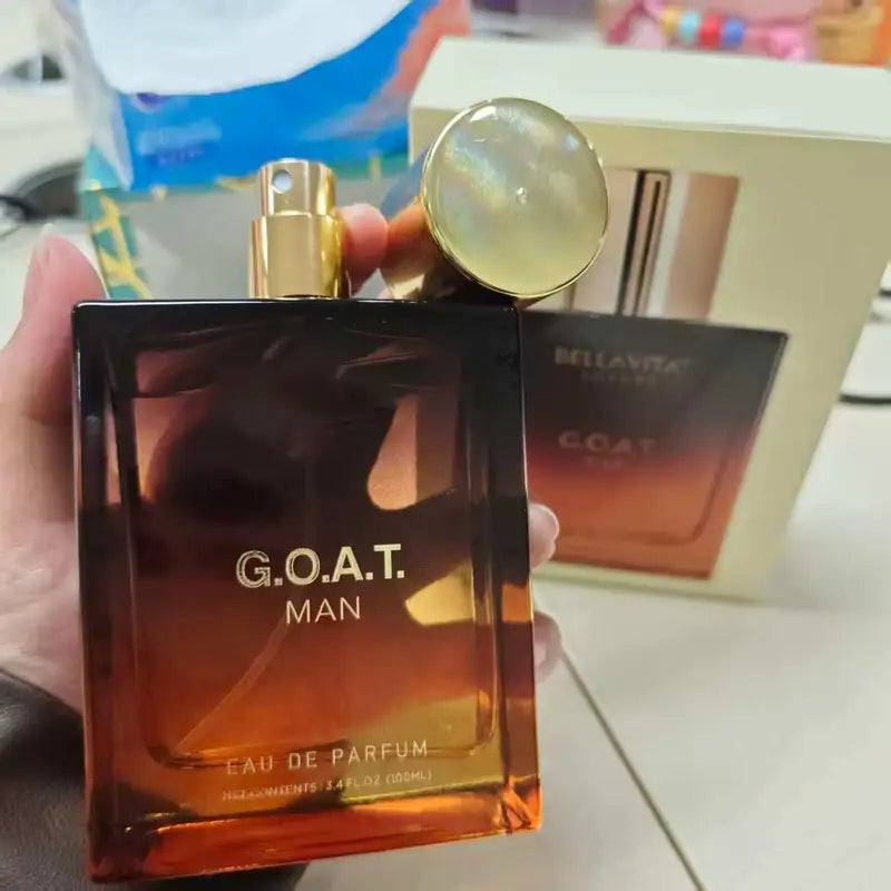 BellaVita Luxury Goat Man Eau de Parfum Spray 100ml - Long-Lasting Arab Perfume for Men