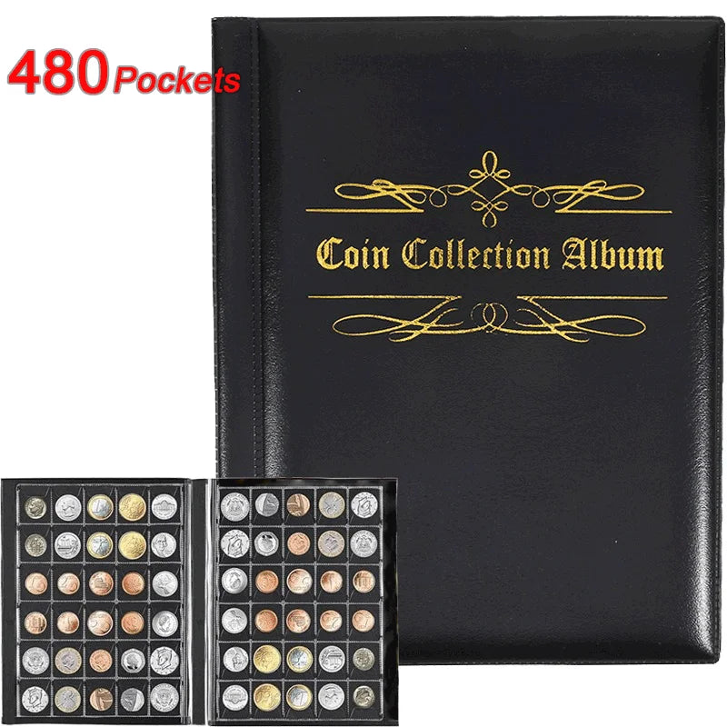 Coin Collectible Organizer Album Storage Book for Collectors
