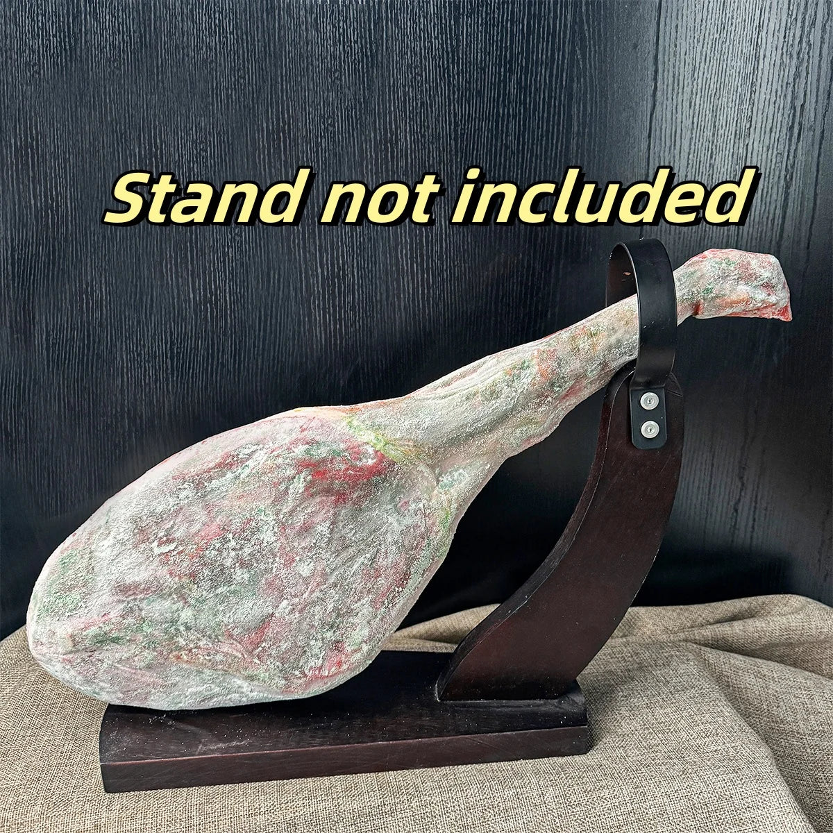 Funny Fake Pork Leg Prop - Realistic PU Ham & Bacon for Pranks & Decor