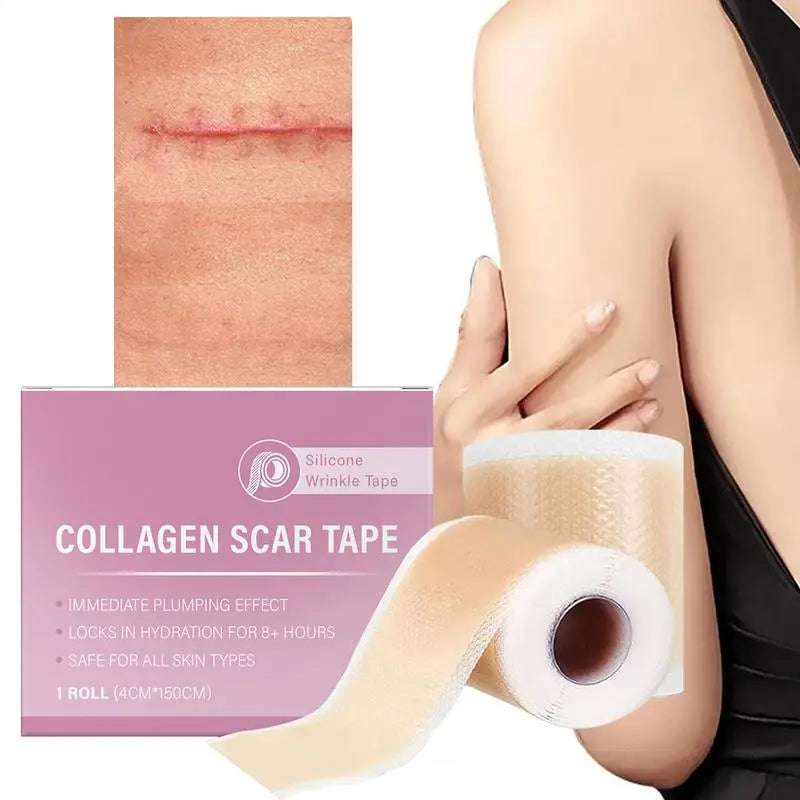 Silicone Scar Repair Tape Roll Waterproof Breathable Skin Healing Support
