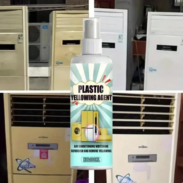 Multi-Surface Plastic Whitener Spray - Scratch-Free Vehicle & Home Appliance Cleaner