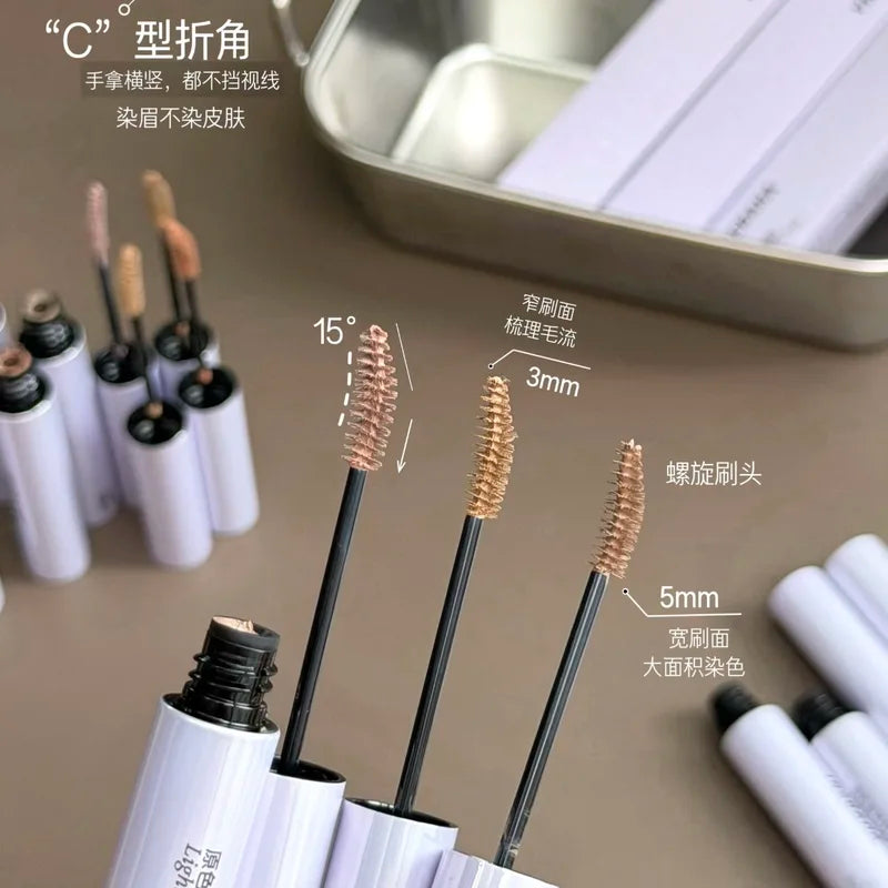 Waterproof Long-Lasting Eyebrow Mascara & Tint - Natural Soft Mist Finish