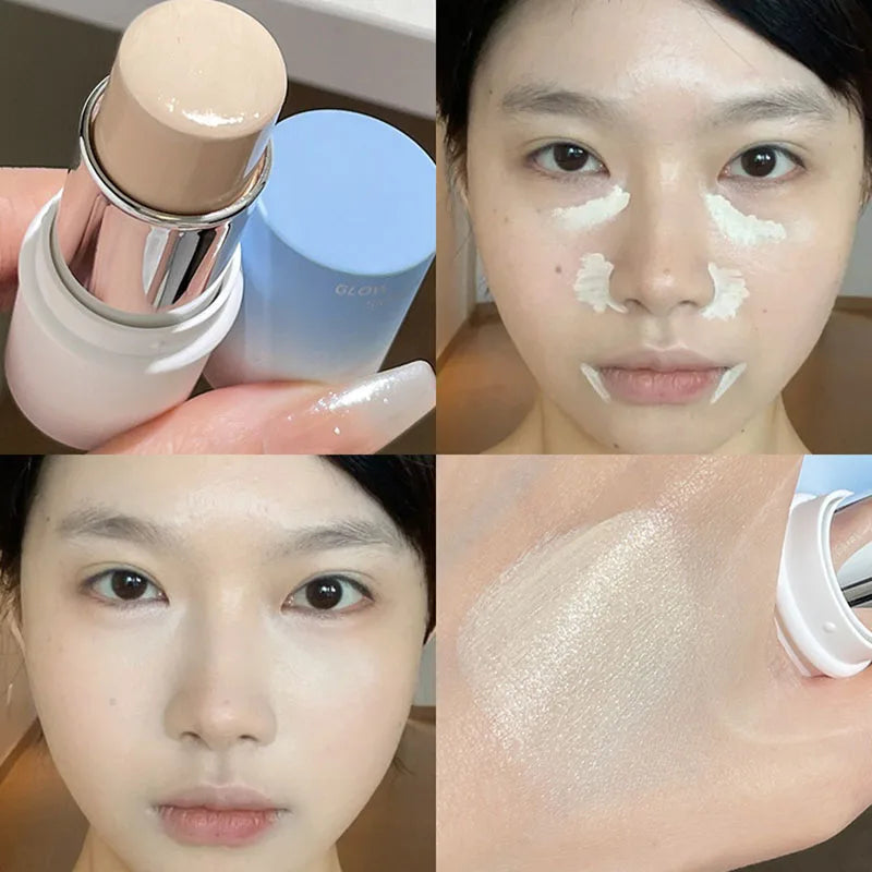 Waterproof Highlighter Stick for Face Makeup Brightening & Contouring - Multiple Colors