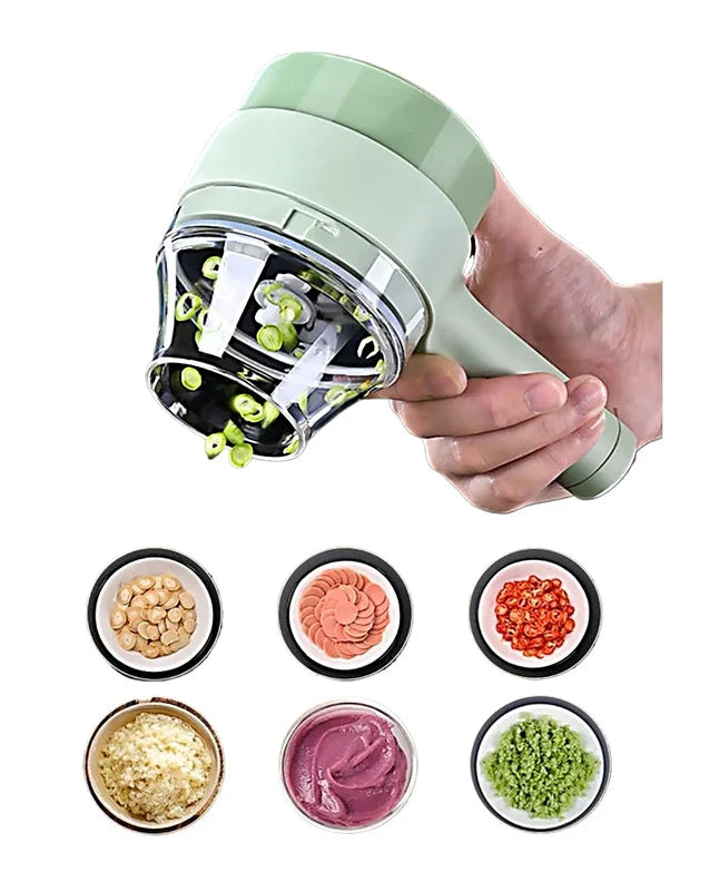 Electric Garlic Paste Maker with Gatling Shape Kitchen Food Processor