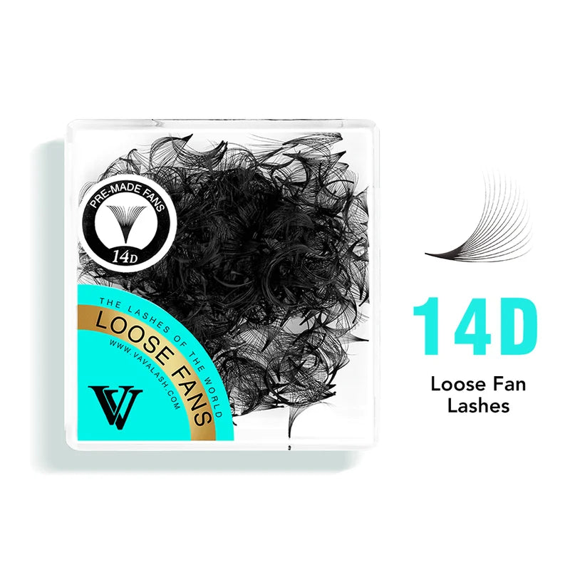Premade Russian Lash Fans - 10D-14D Pointed Base False Eyelash Extensions