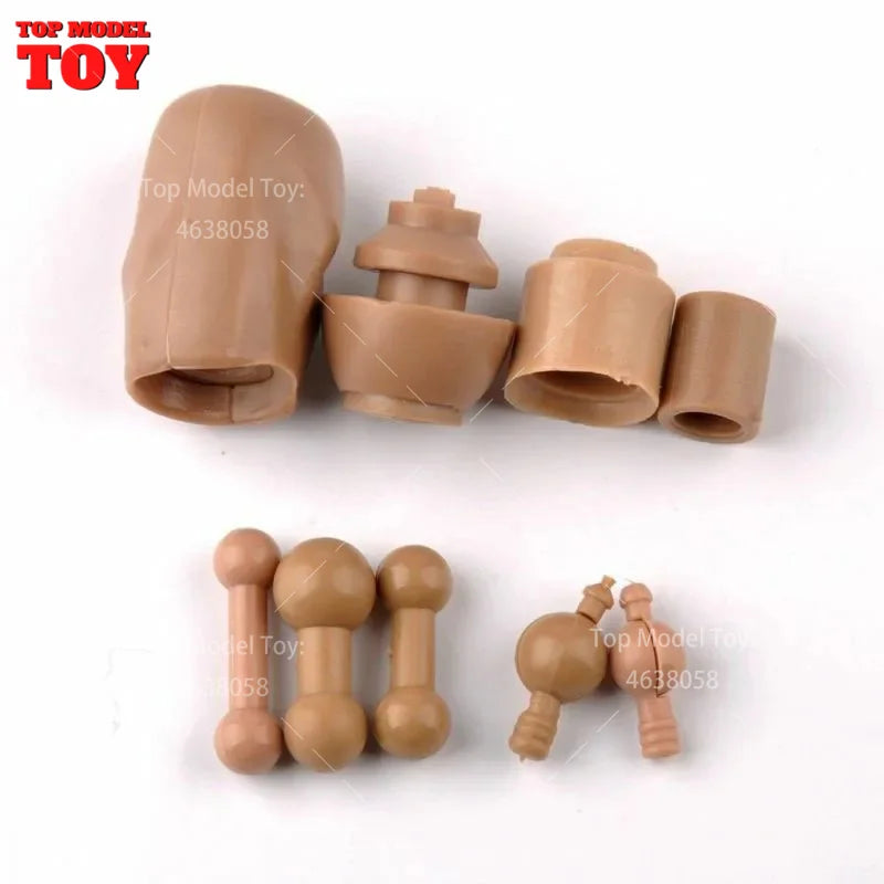 6-Set 1/6 Scale Action Figure Neck & Body Connectors for 12" Dolls