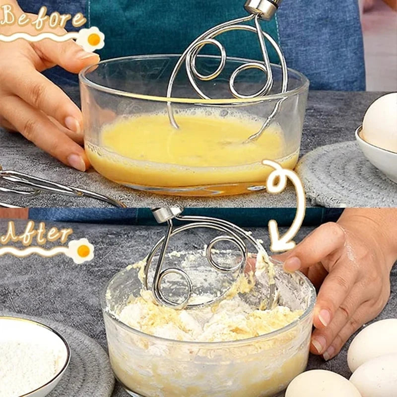 Stainless Steel Dough Mixer for Bread and Pastry Baking - Kitchen Utensil