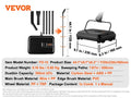 Manual Carpet Sweeper for Rugs & Hardwood Floors - 7.87in Sweeping Path, 300ml Dustbin Capacity