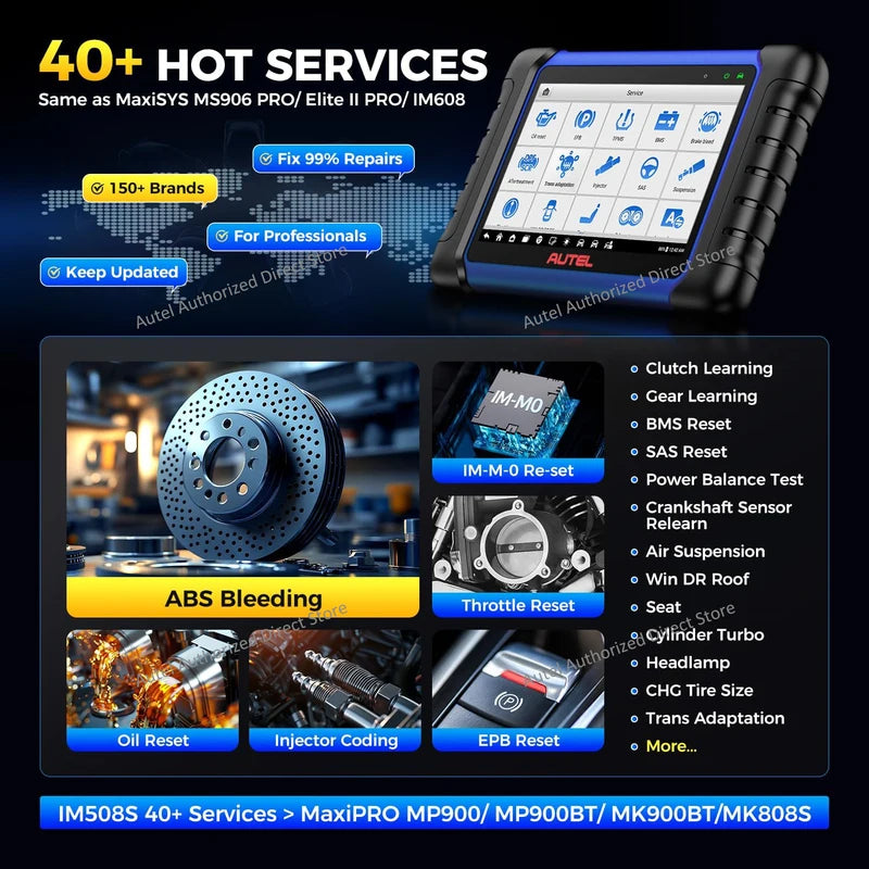 Autel MaxiIM IM508S OBD2 Automotive Diagnostic Scanner Key Programmer All-in-One