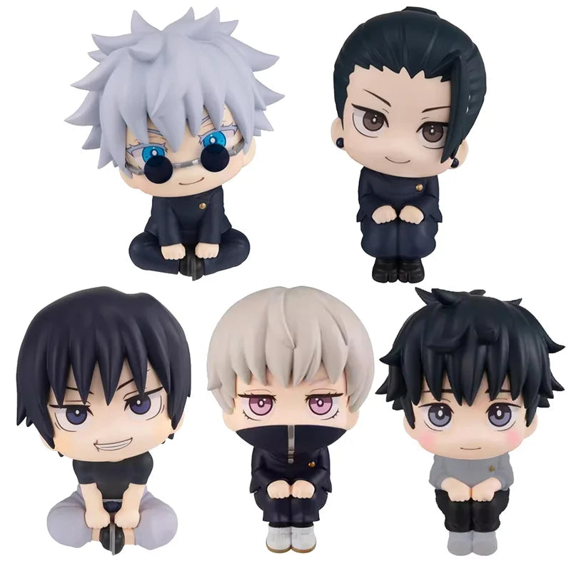 Anime Action Figures Set - 9-10cm PVC Collectible Toys, Multiple Colors