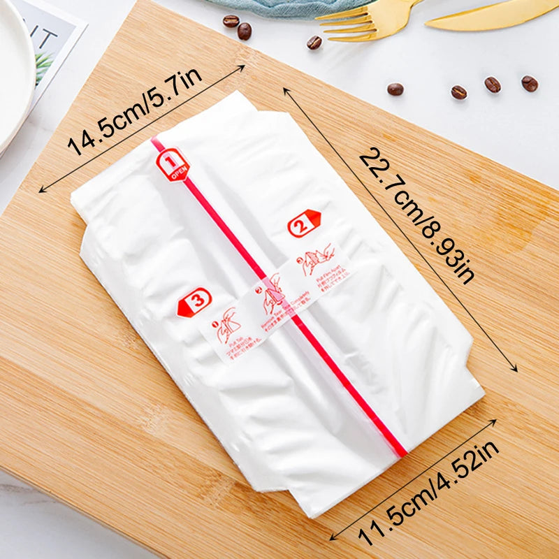 100Pcs Triangular Sushi Rice Ball Packaging Bags Eco-Friendly Plastic Gift Bags