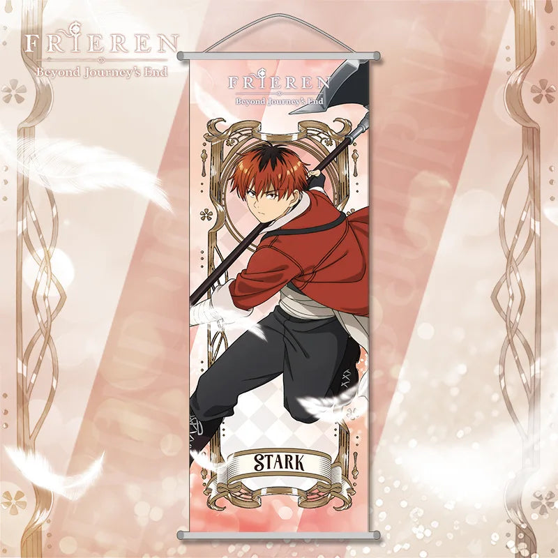 Frieren Beyond Journey's End Poster Wall Art Anime Decor Long Cloth Banner