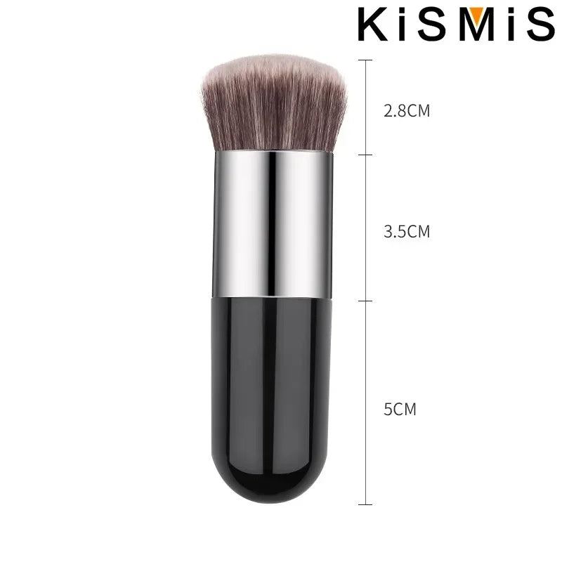 Flat Face Makeup Brush Set for Foundation Blush Contour - Flawless Application