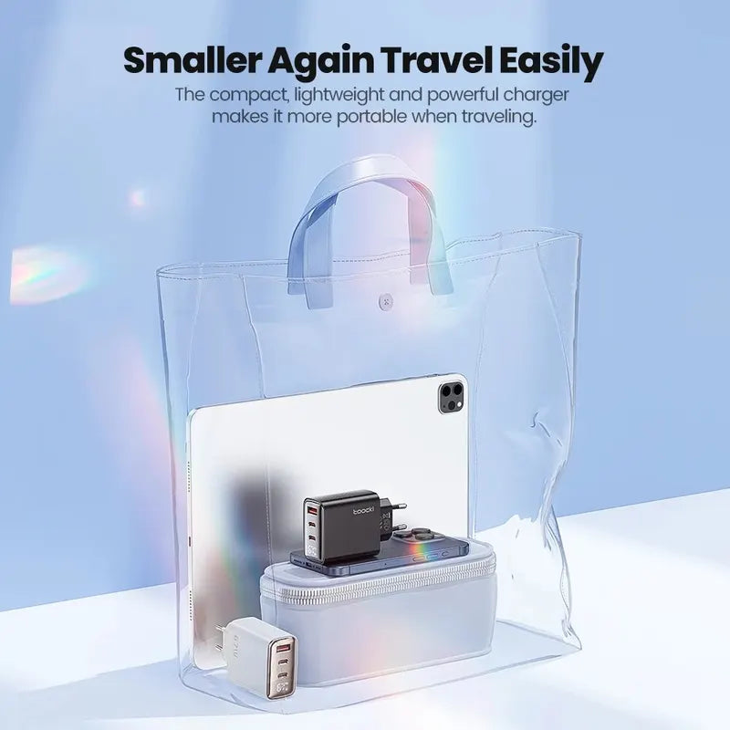 GaN USB-C Charger 67W Fast Power Delivery & Quick Charge for Laptop & Phone