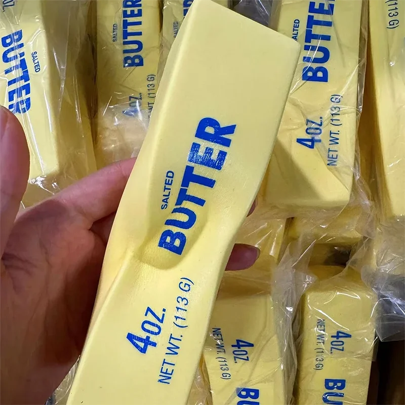 Elastic Butter Stick Fidget Toy in Cheese Shape Stress Relief Squeeze Toy for Anxiety