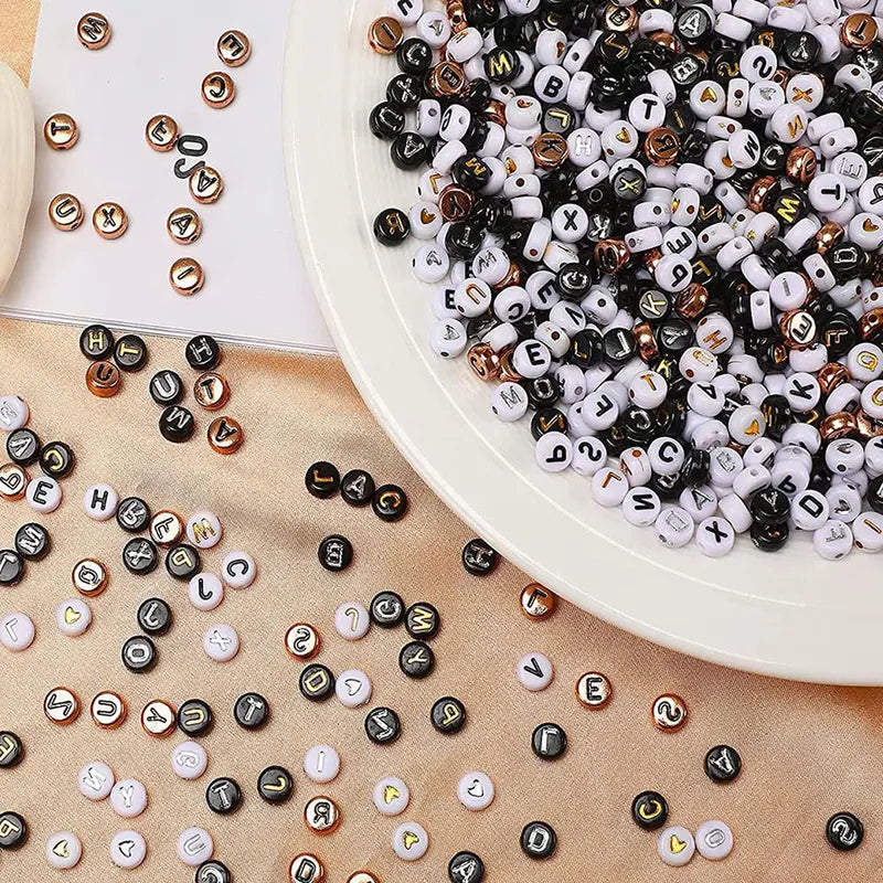 700pcs Colorful Acrylic Letter Beads for Jewelry Making DIY Friendship Bracelets