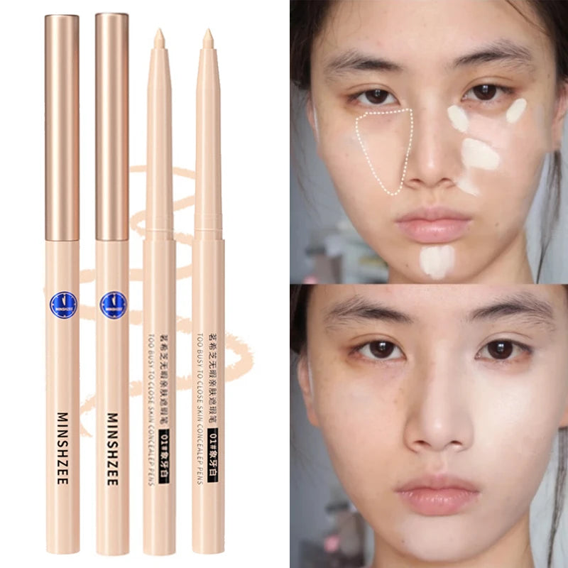 Full Coverage Matte Concealer Pen for Face & Acne Marks Waterproof Makeup