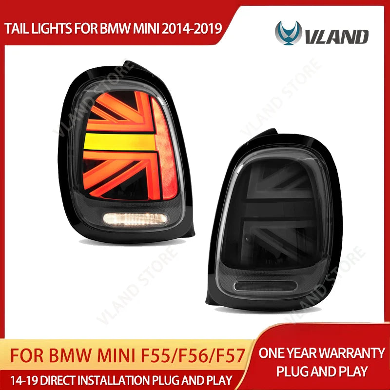 Full LED Taillights for Mini Cooper F55 F56 F57 - Sequential Turn Signal Upgrade