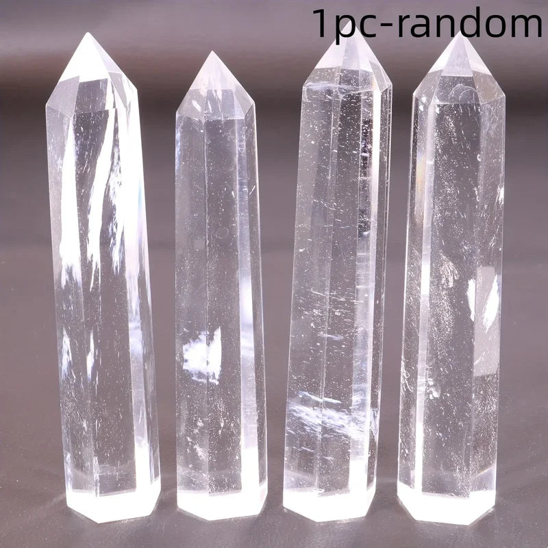 Premium White Melting Point Polished Quartz for Meditation Reiki Chakra Balance Home Decor