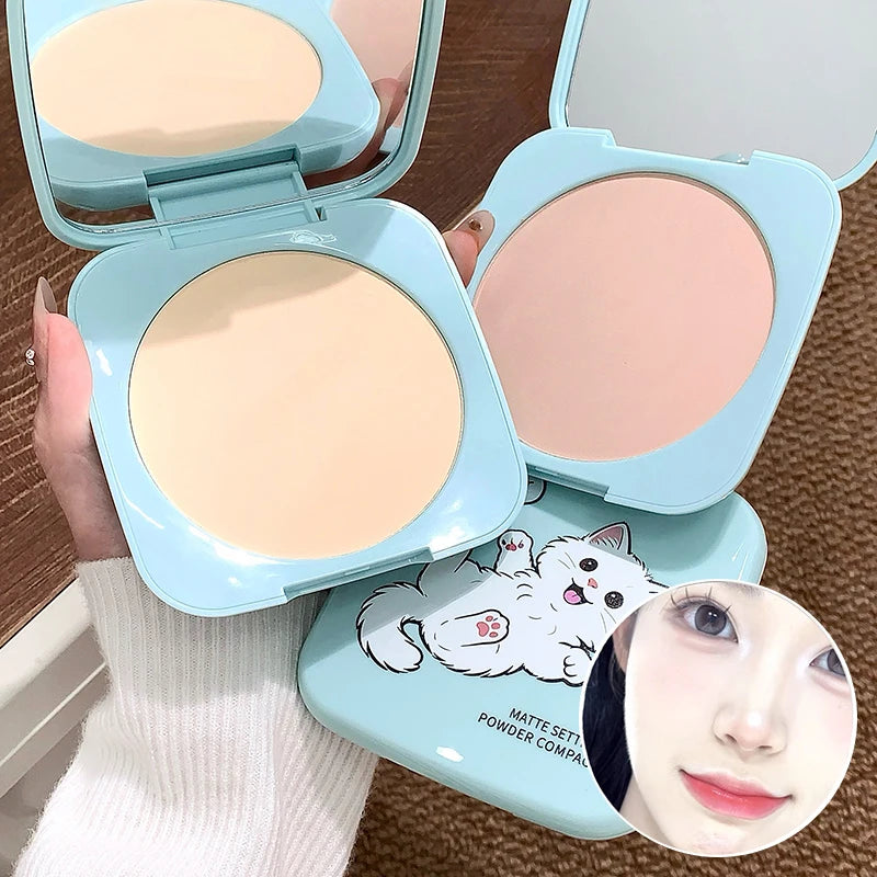 Long Lasting Oil Control Setting Powder with Waterproof & Matte Finish