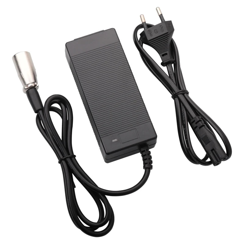 29.4V 2A Lithium Battery Charger for 7Series 24V Polymer Li-ion Battery, Multiple Connectors & Power Options