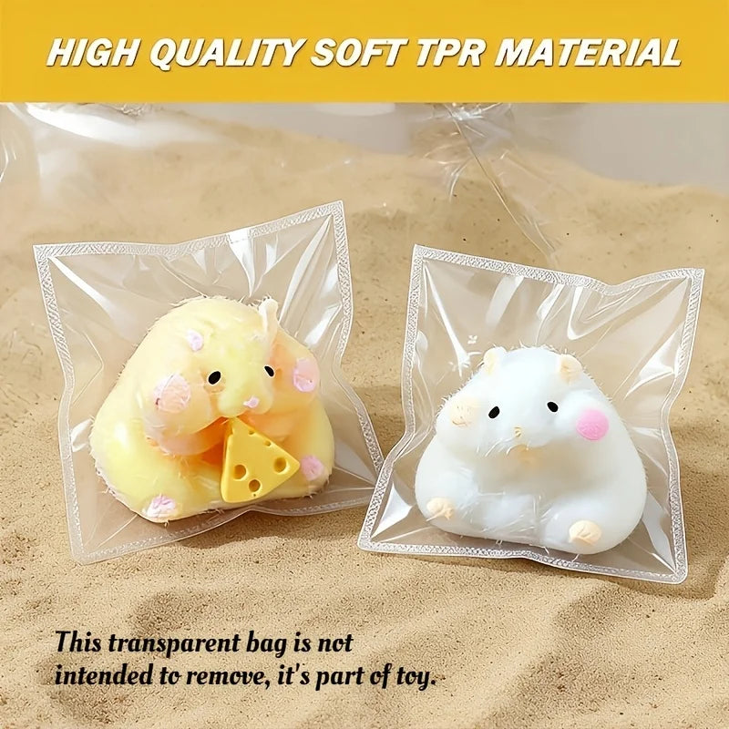 Kids Fidget Hamster Toy Pack - Stress Relief Sensory Toy for Christmas & Halloween