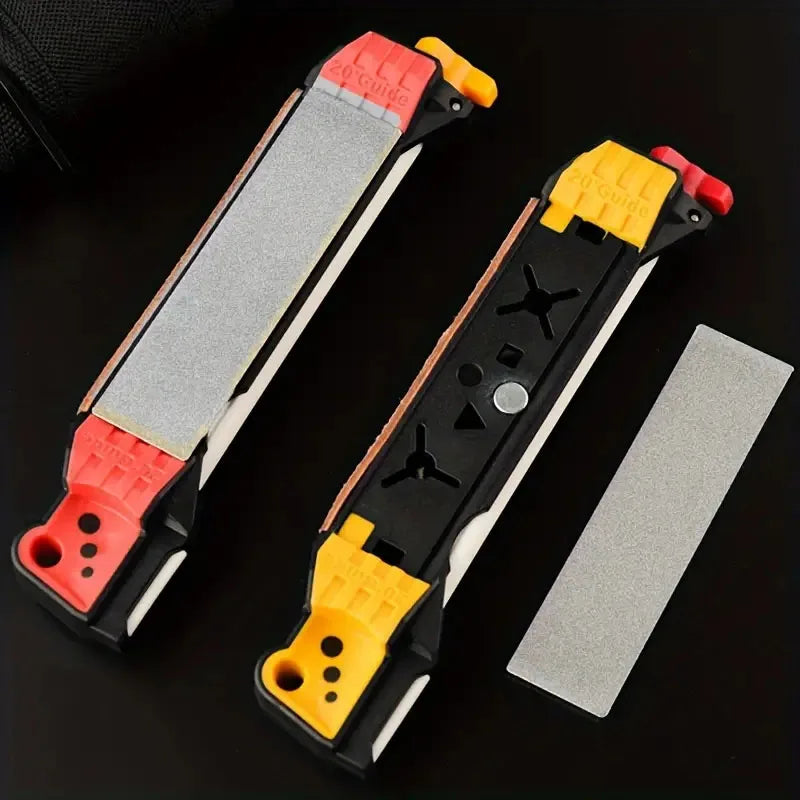 Double-Sided Diamond Whetstone Knife Sharpener Ceramic Hone 17cm Kitchen Tool