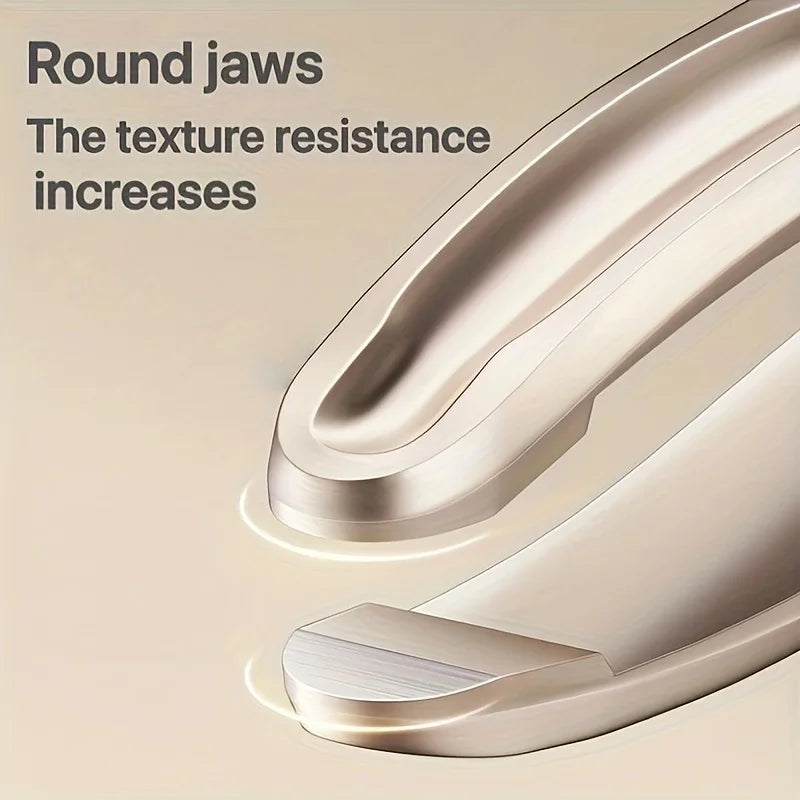 Stainless Steel Eyebrow Clips for Precise Beard and Mustache Trimming with Rounded Tips