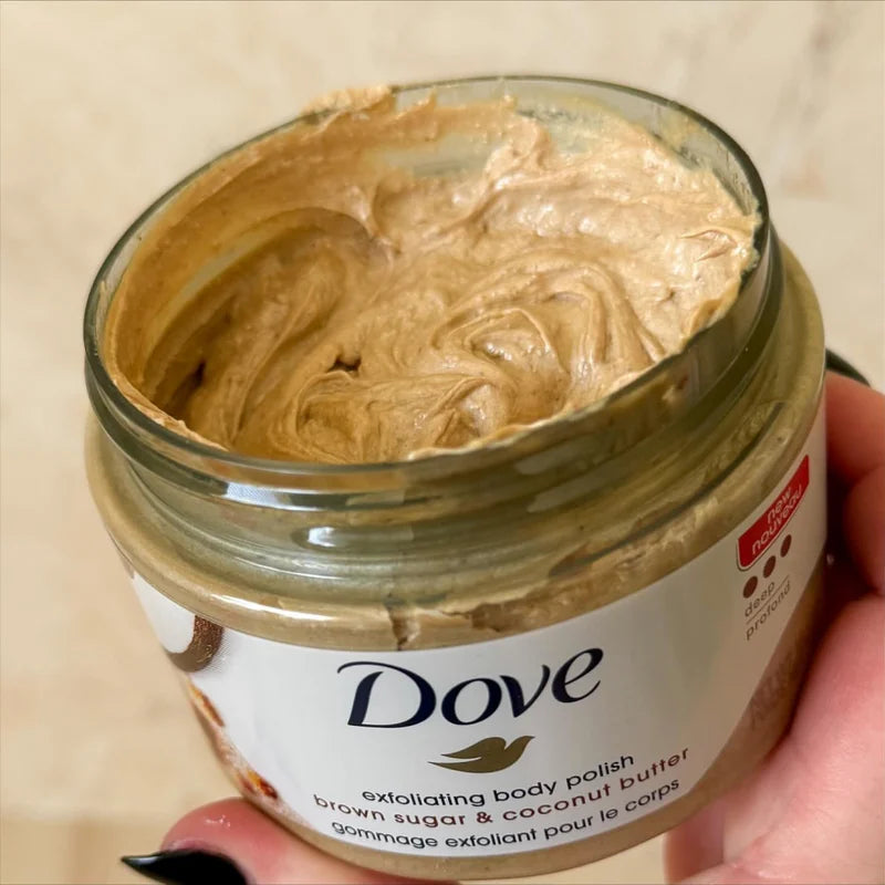 Dove Skin Care Set - Exfoliating Body Scrubs with Moisturizing & Fragrance