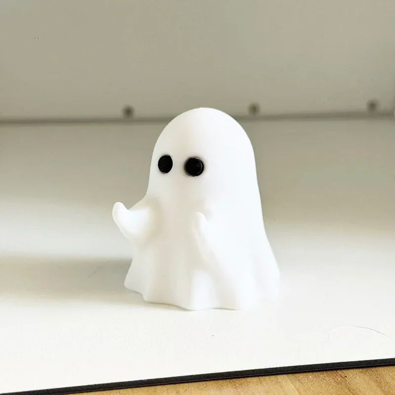 Halloween Ghost Pen Holder - Cute Desktop Pencil Organizer for Home Office