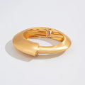 Vintage Punk Metal Wide Cuff Bangles for Women & Men Geometric Style Jewelry