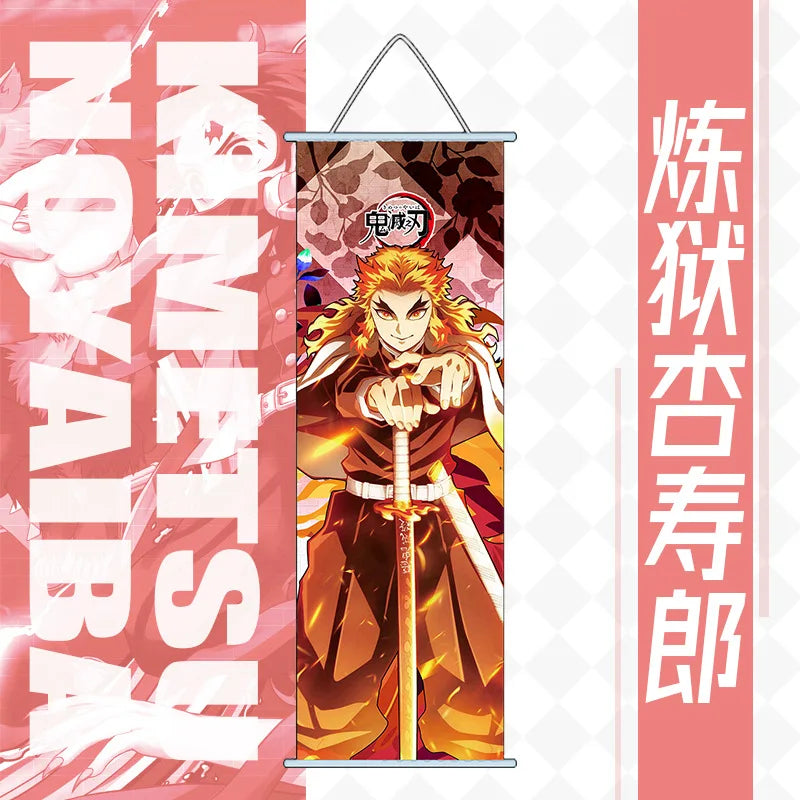 Demon Slayer Wall Poster Wallpaper Scroll Anime Wall Art for Collectors