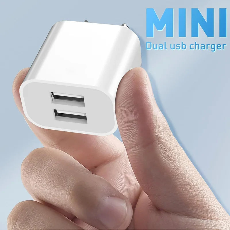 Universal Travel USB Wall Charger 5V 2A Dual Port Power Adapter AU Plug