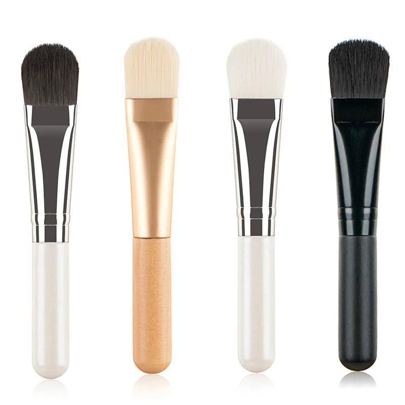 Face Mask Brush Flat Soft Hair Facial Cleansing Applicator for Skin Care & Makeup