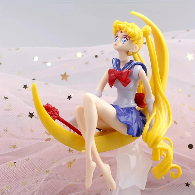 15CM Sailor Moon PVC Doll Action Figure Toy for Cake Decoration & Collectibles