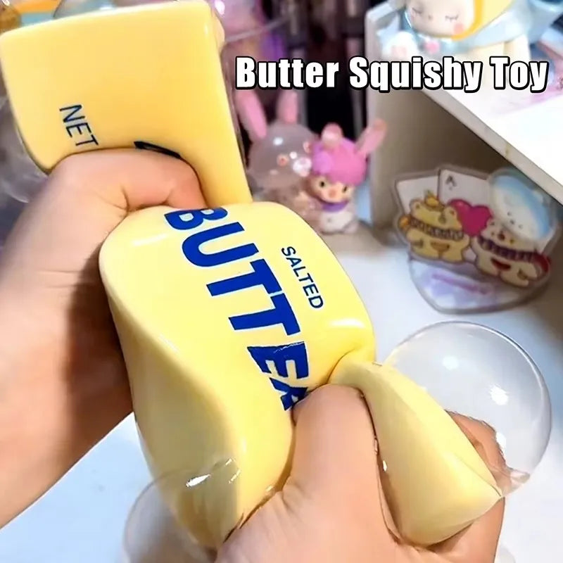 Fidget Squeeze Toy Cheese Stick Stress Relief Toy for Kids & Adults