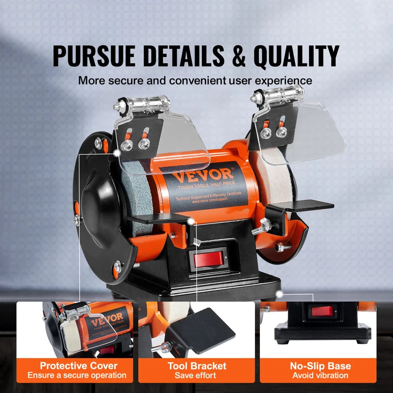 Jewelry Polisher Buffer Machine with Brushless Motor & 3 Polishing Wheels