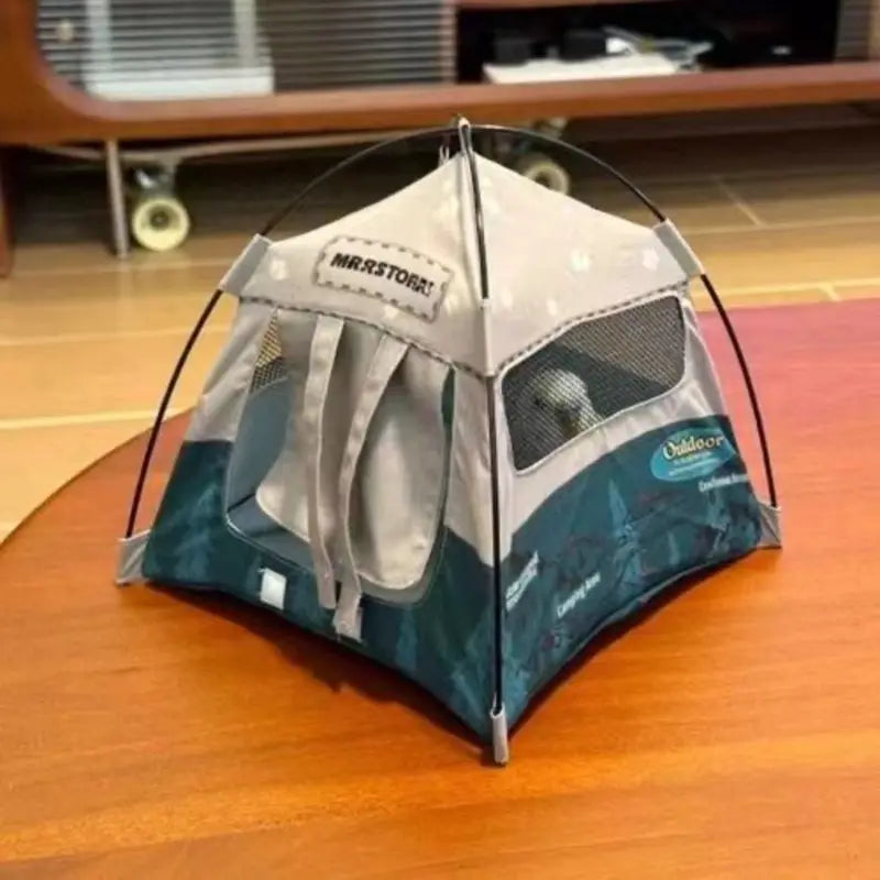 Miniature Camping Tent Model Decoration for Dollhouse & Photo Props - 12 Scale