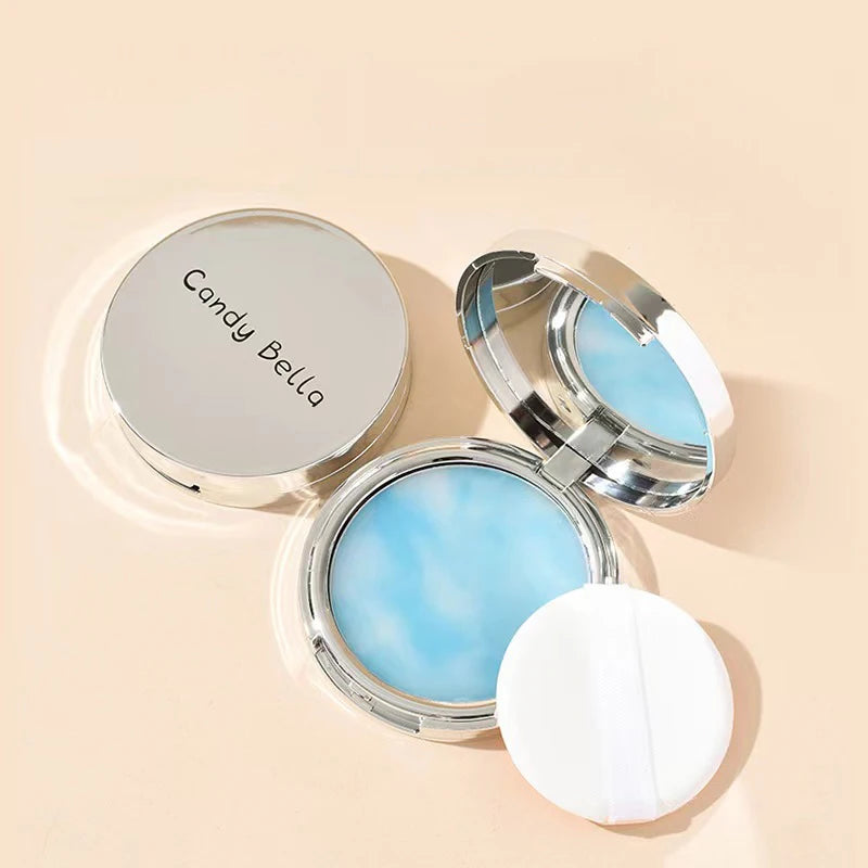 Delicate Two-Color Compact Powder - Lightweight Natural Makeup Setting