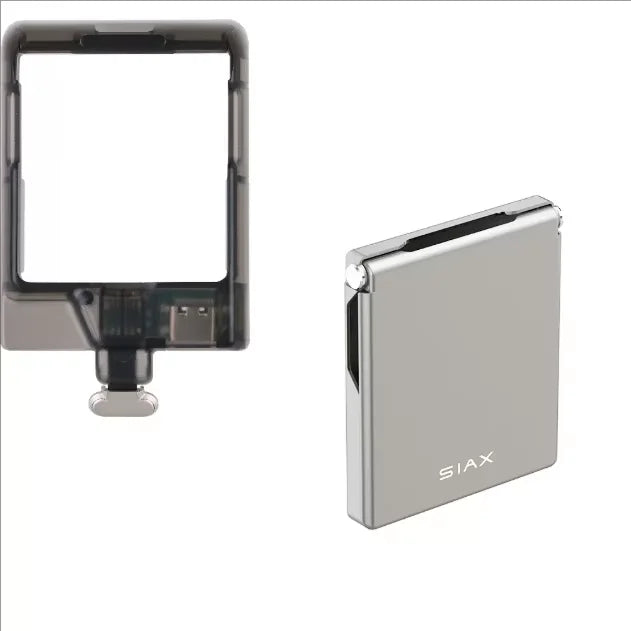 Foldable In-Ear Bluetooth Earphones with Ultra-Thin Portable Headset and 2-in-1 Phone Case